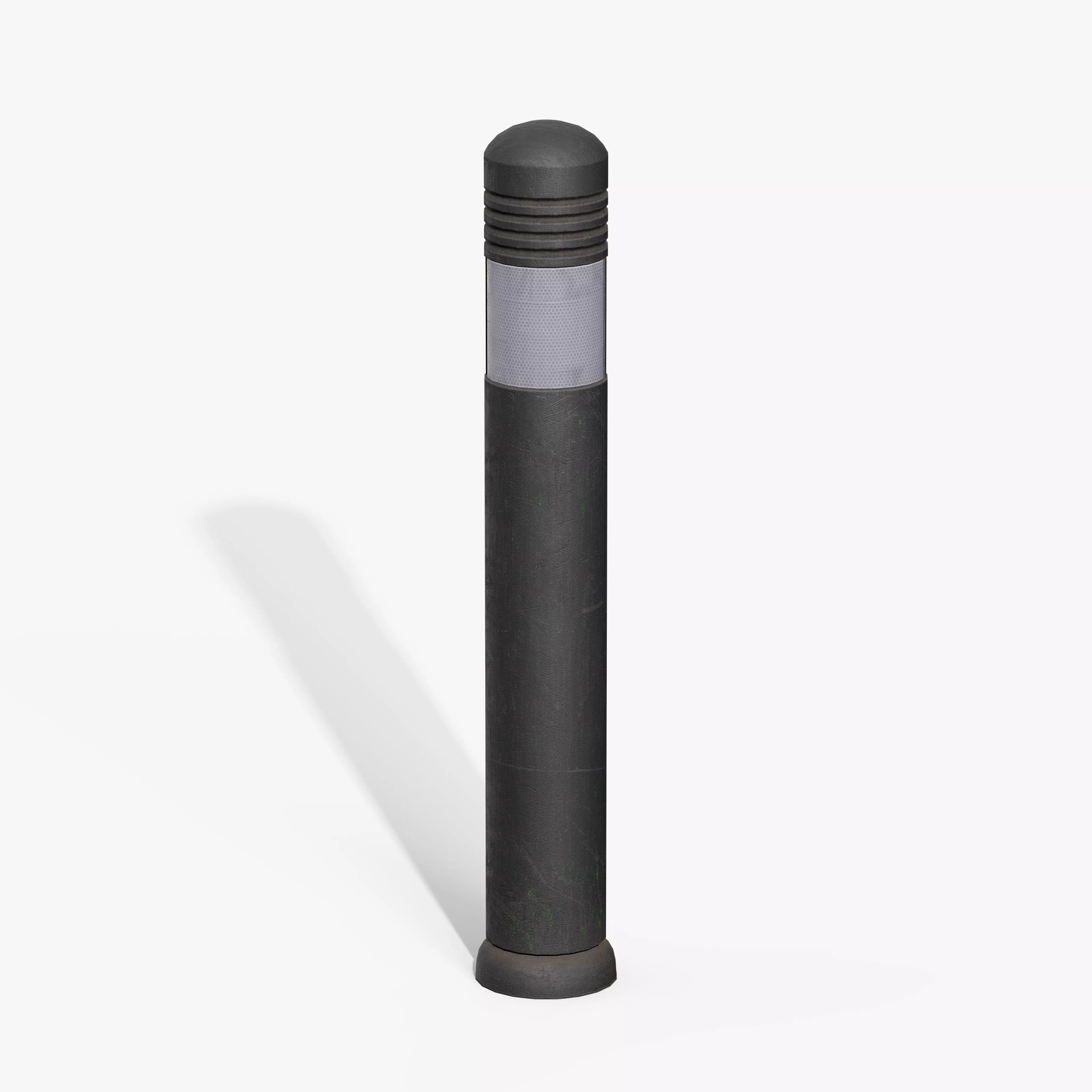 Traffic Bollard C Low-poly 3D model_4