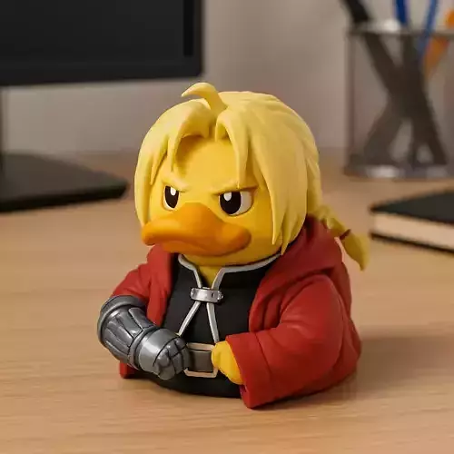 Rubber Duck - Edward Elric statue model - 3D print