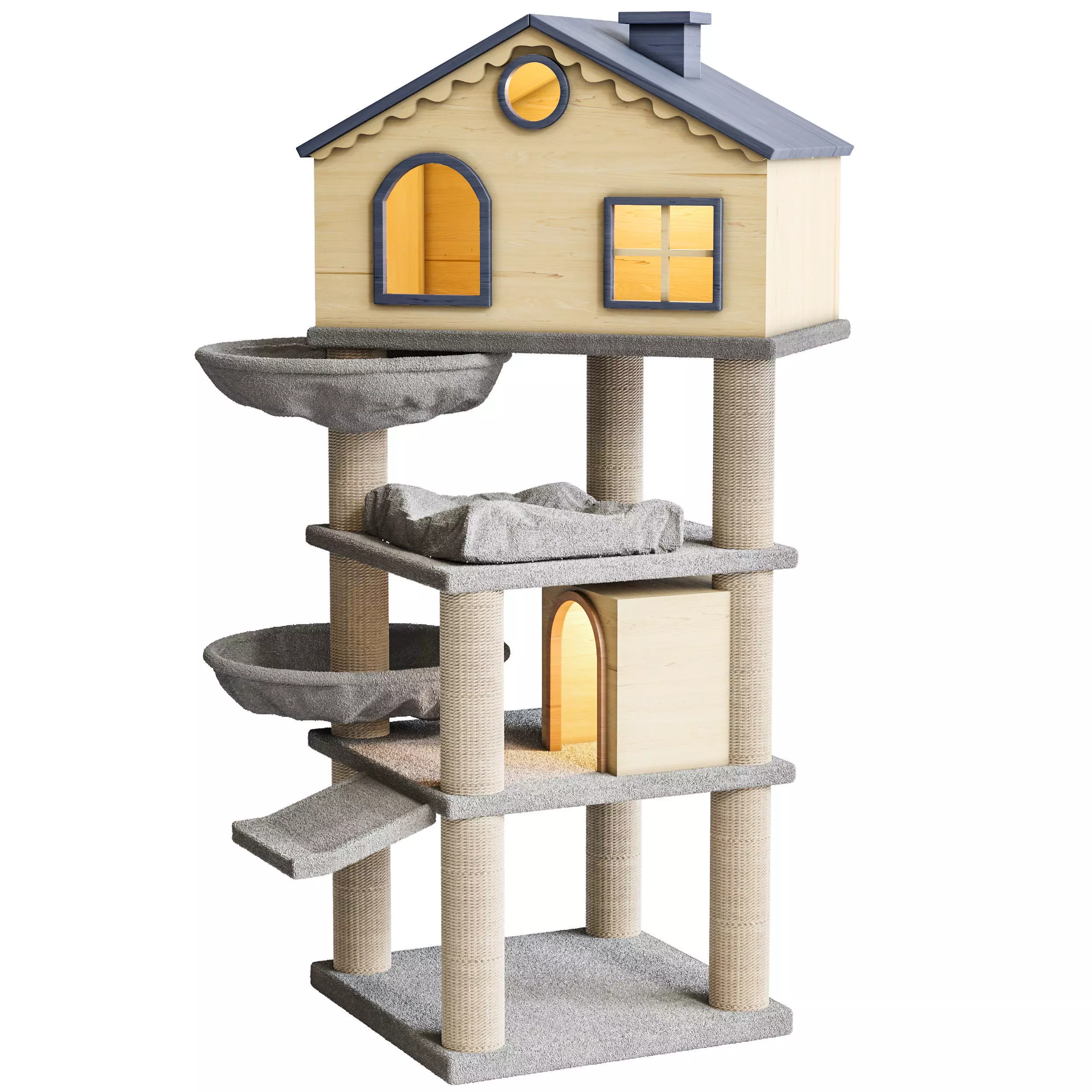 A house for a cat 3D model