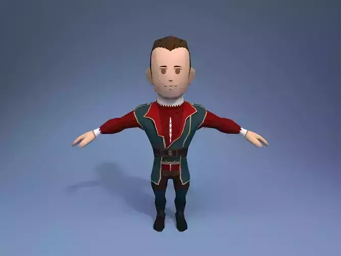 Medieval character liegeman 1