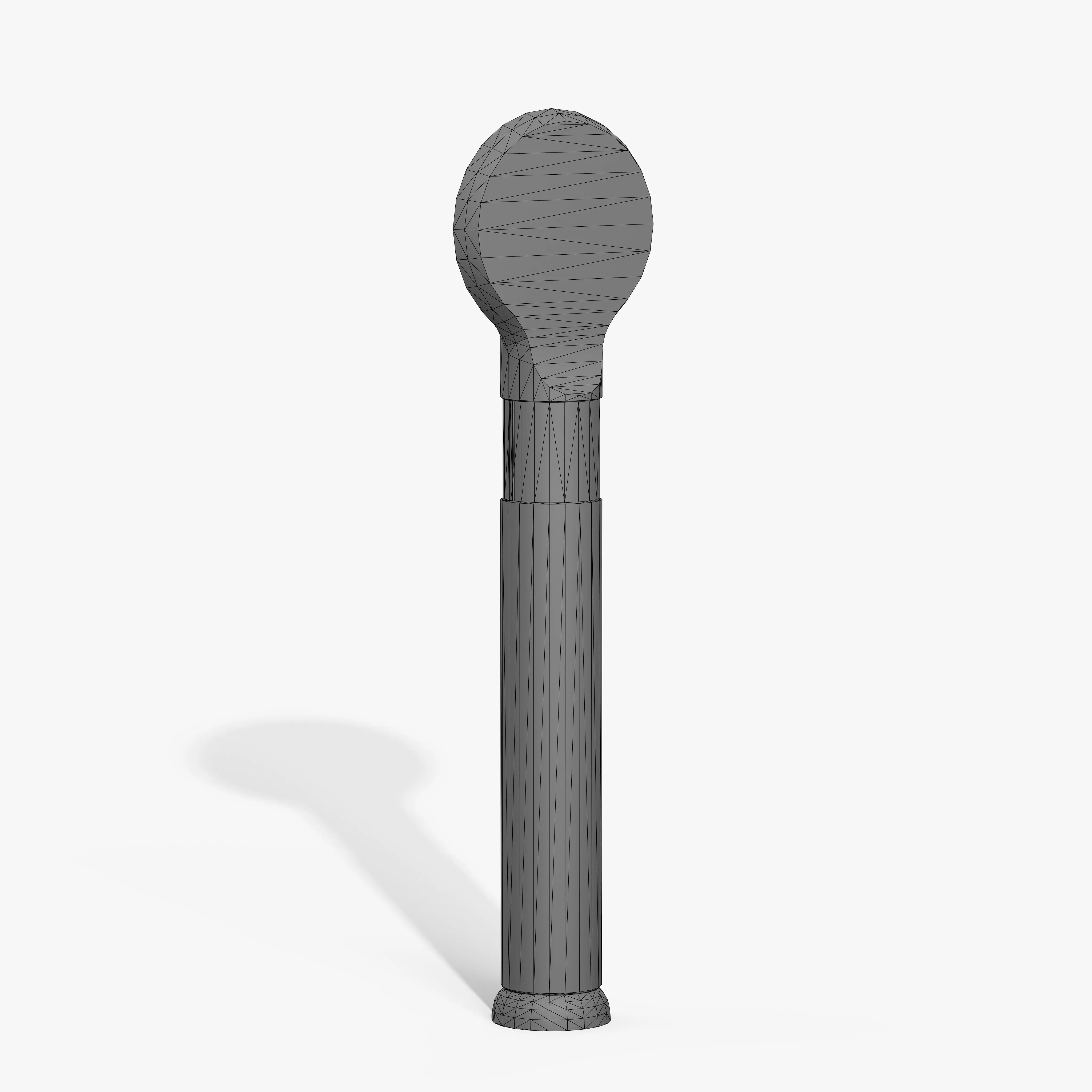 Traffic Bollard E Low-poly 3D model_11