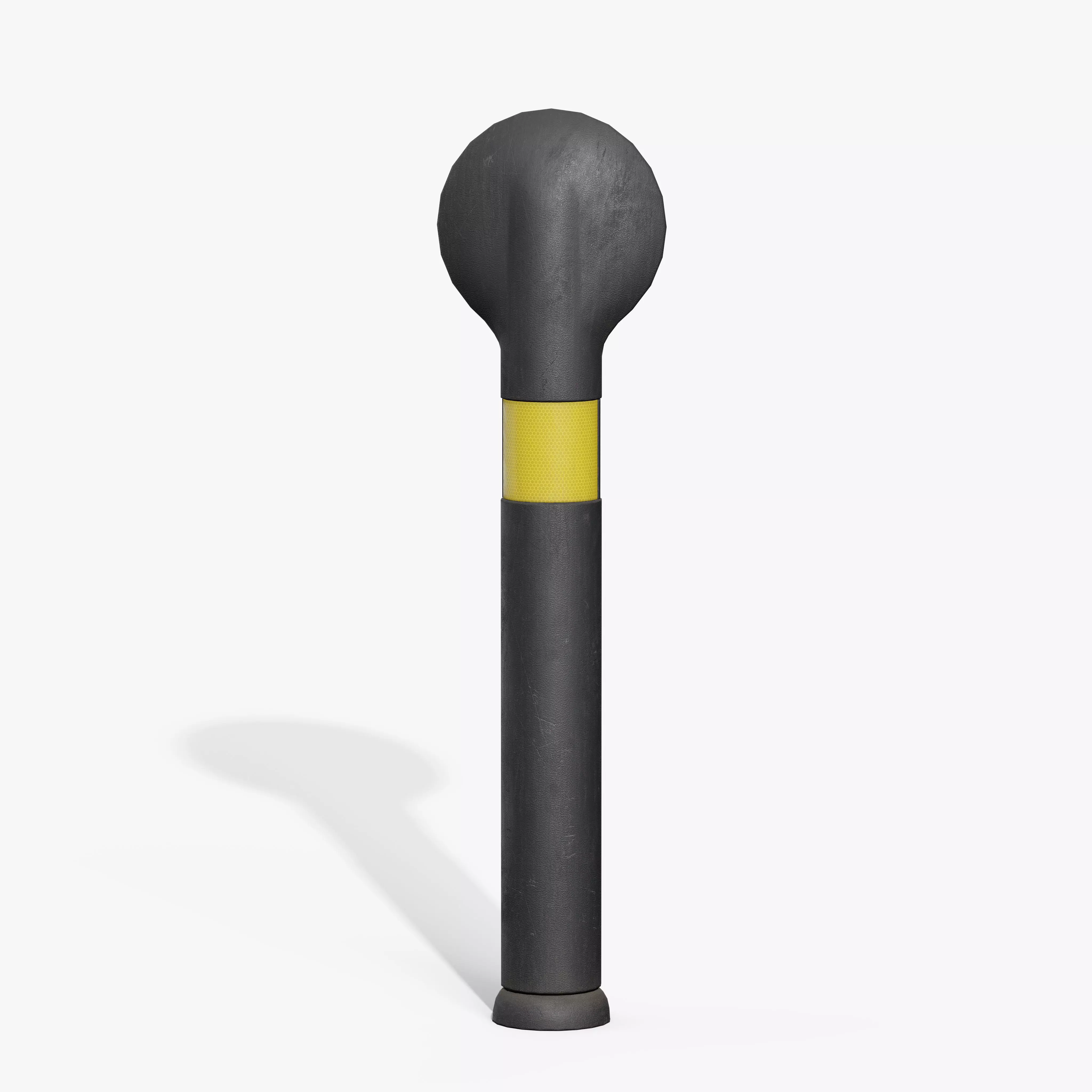 Traffic Bollard E Low-poly 3D model_5