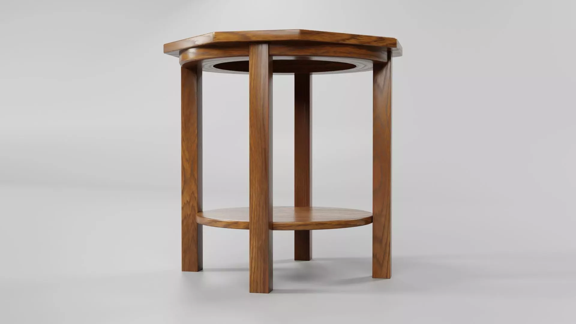 Octagon Table CG99 3D model_4