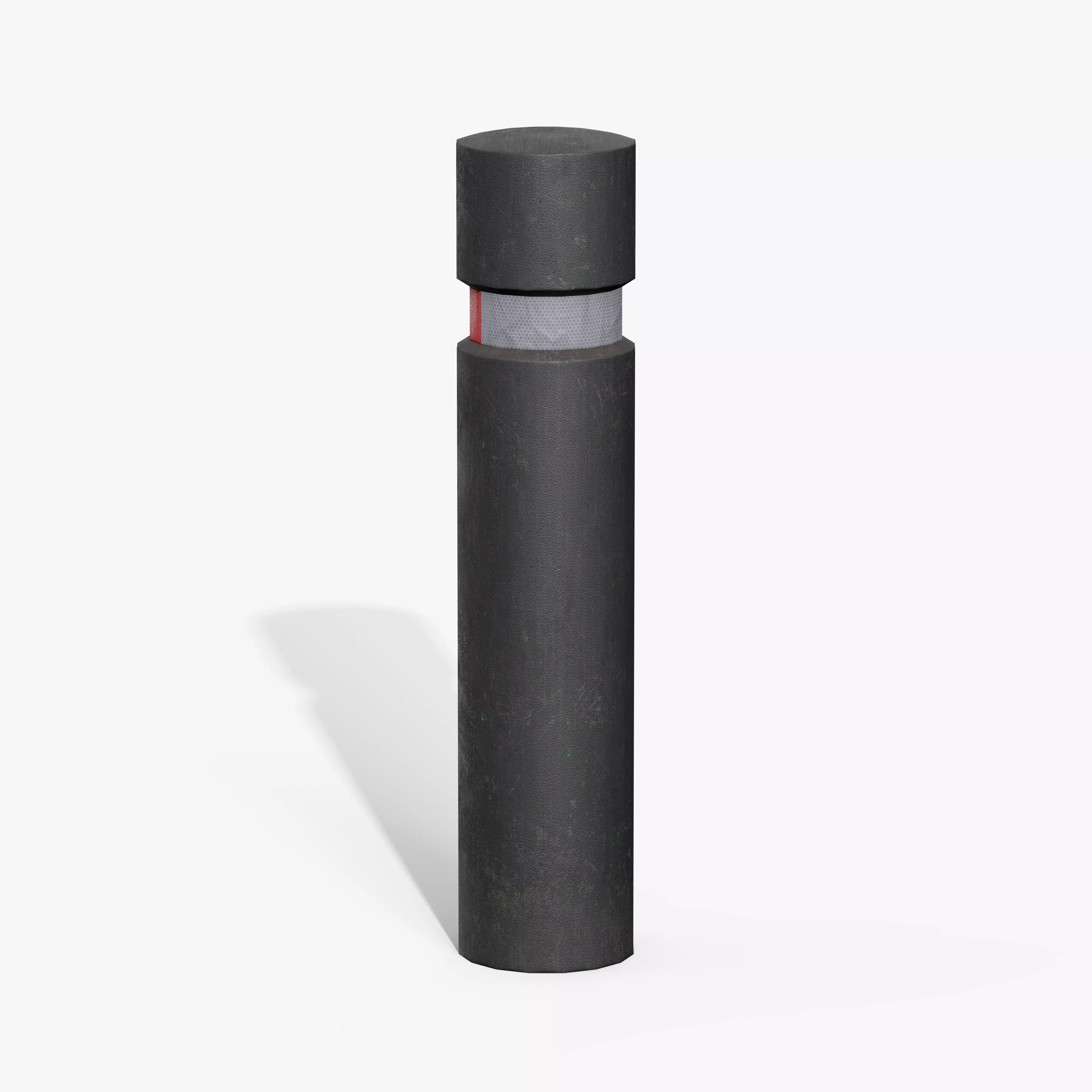 Traffic Bollard F Low-poly 3D model_5