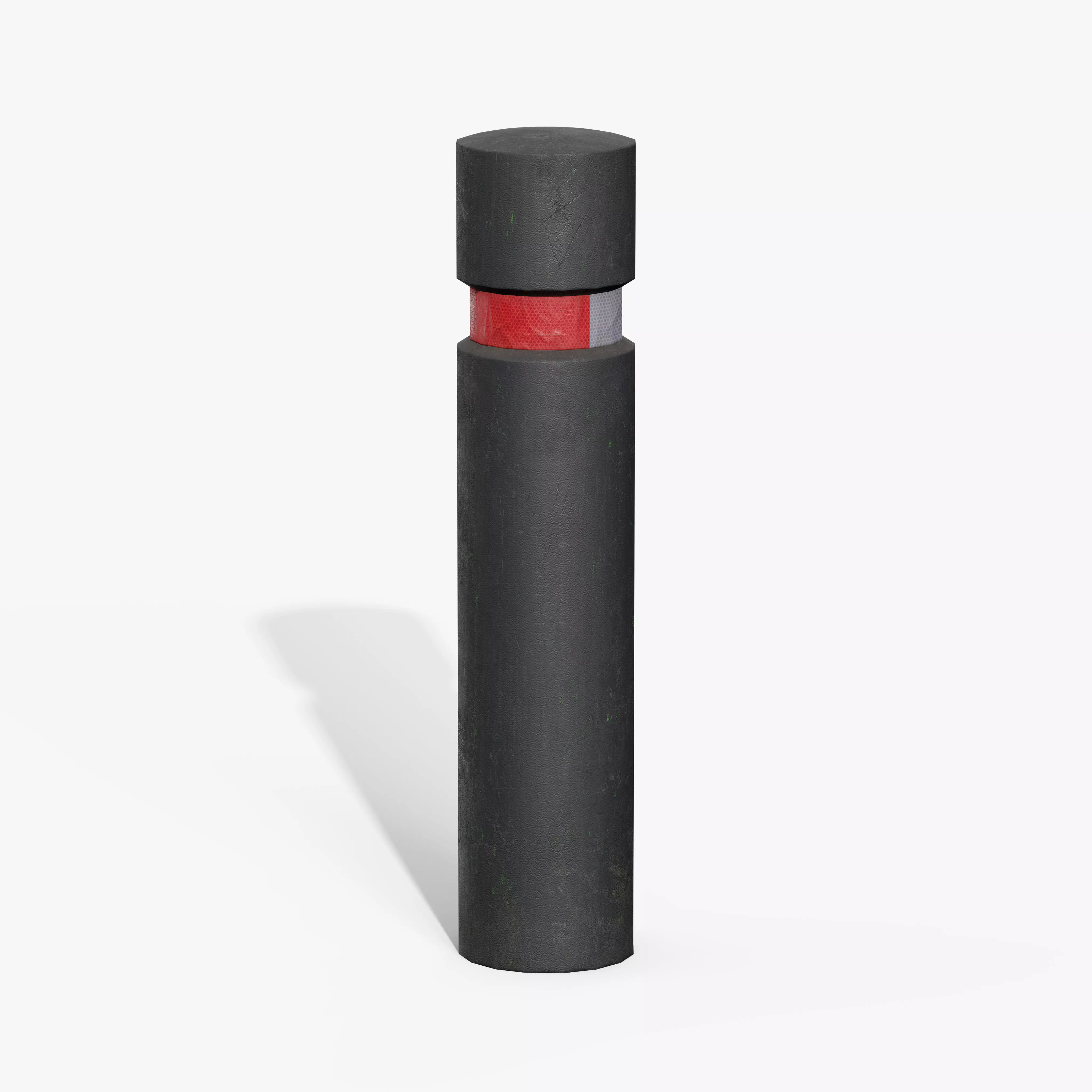 Traffic Bollard F Low-poly 3D model_7