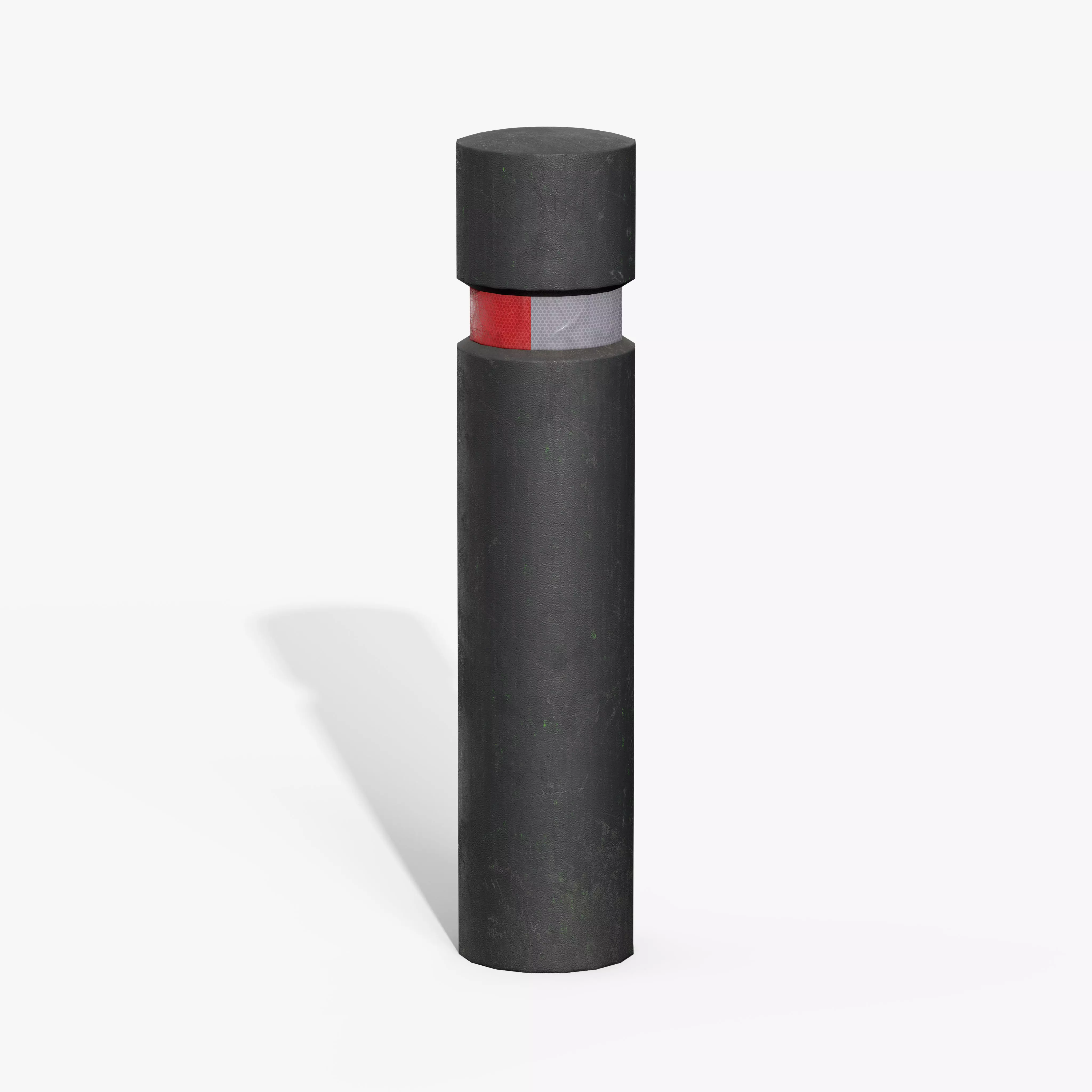 Traffic Bollard F Low-poly 3D model_6