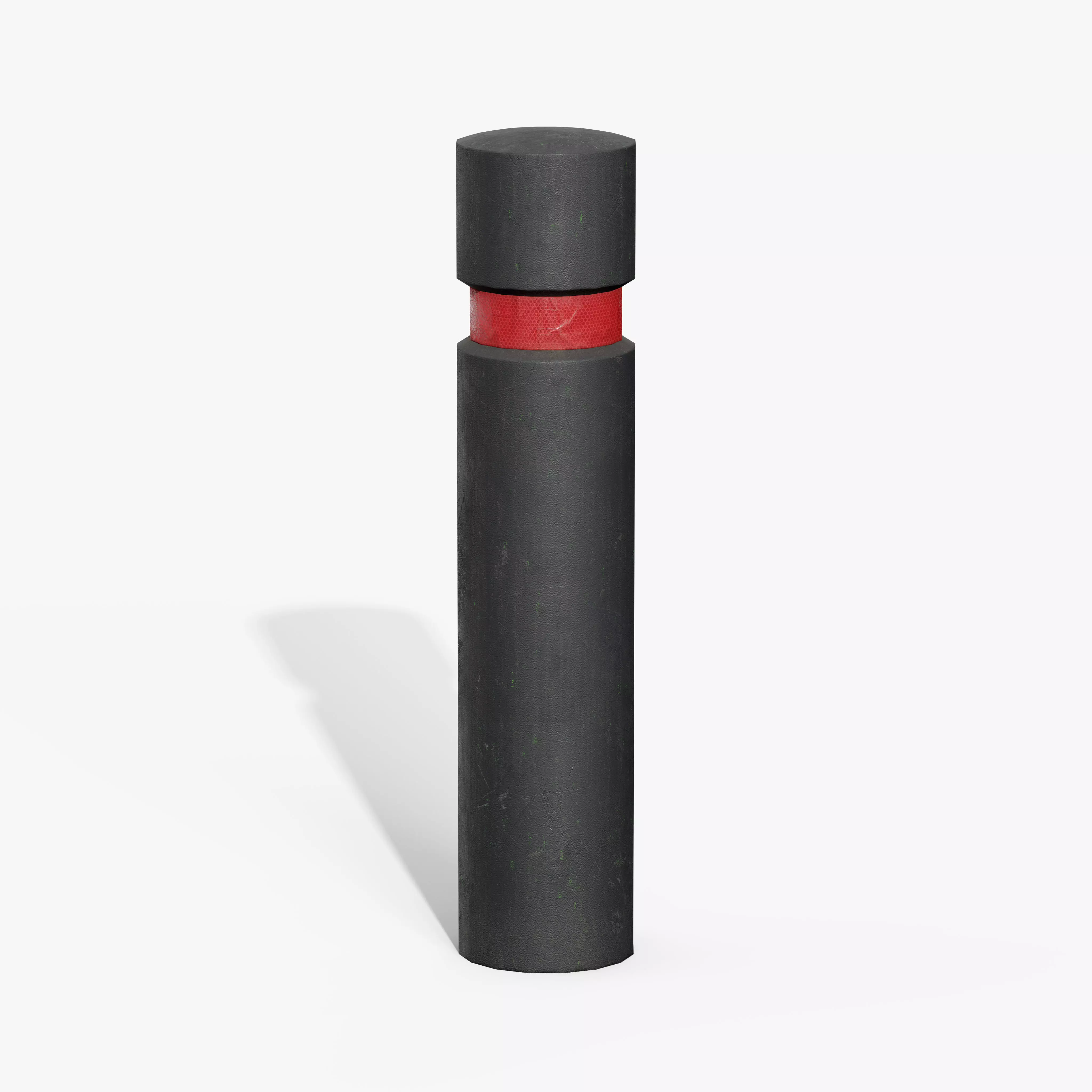 Traffic Bollard F Low-poly 3D model_8