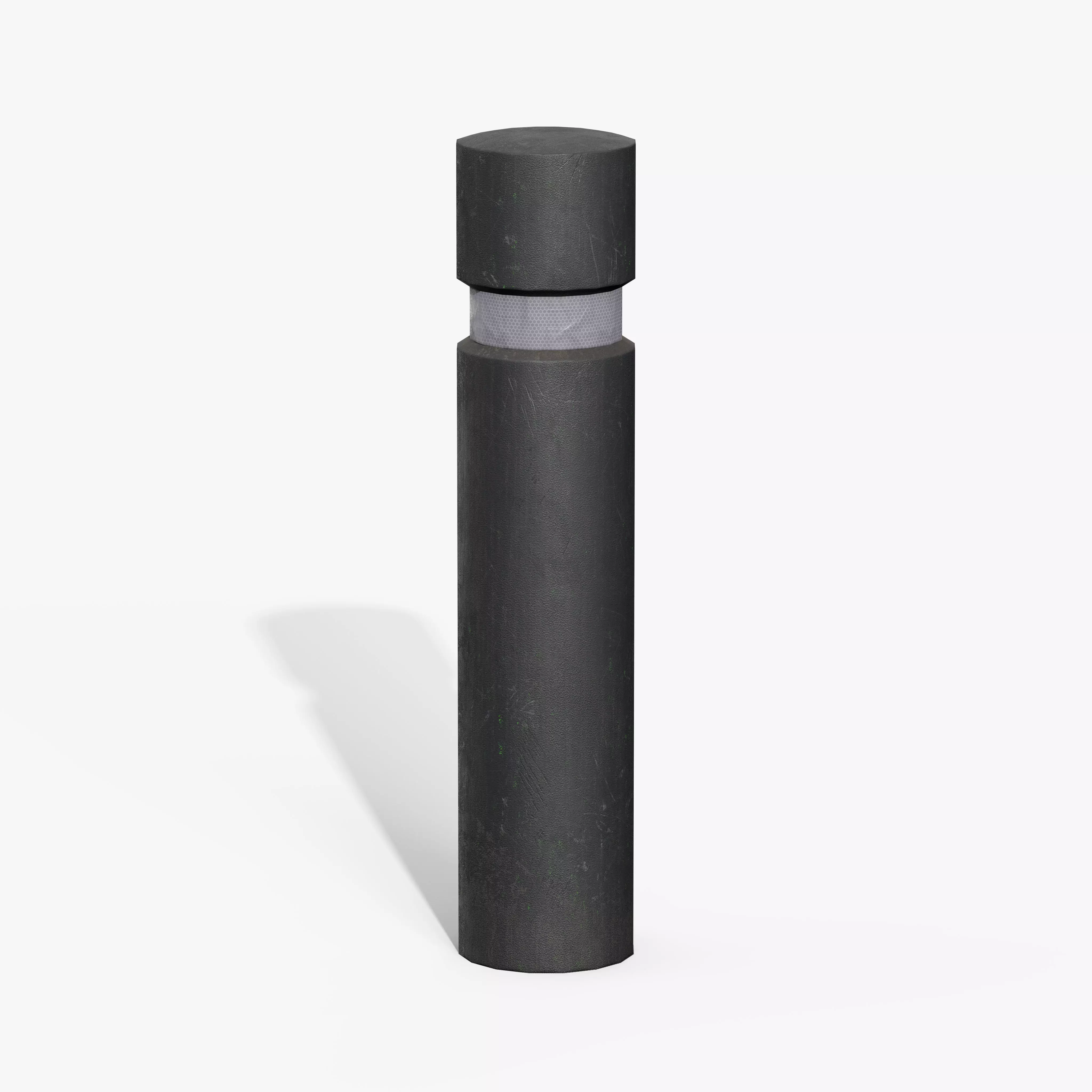 Traffic Bollard F Low-poly 3D model_4