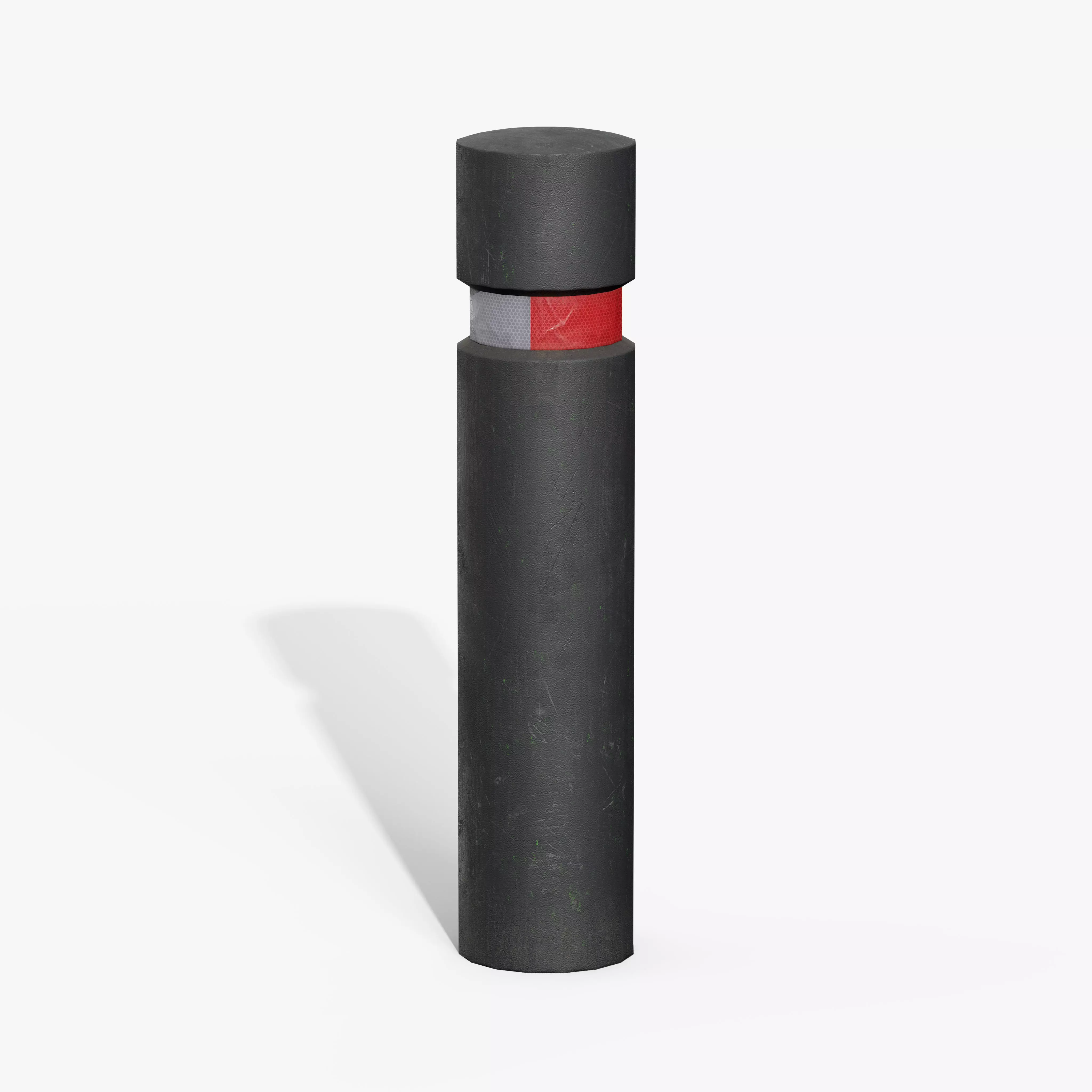 Traffic Bollard F Low-poly 3D model_2