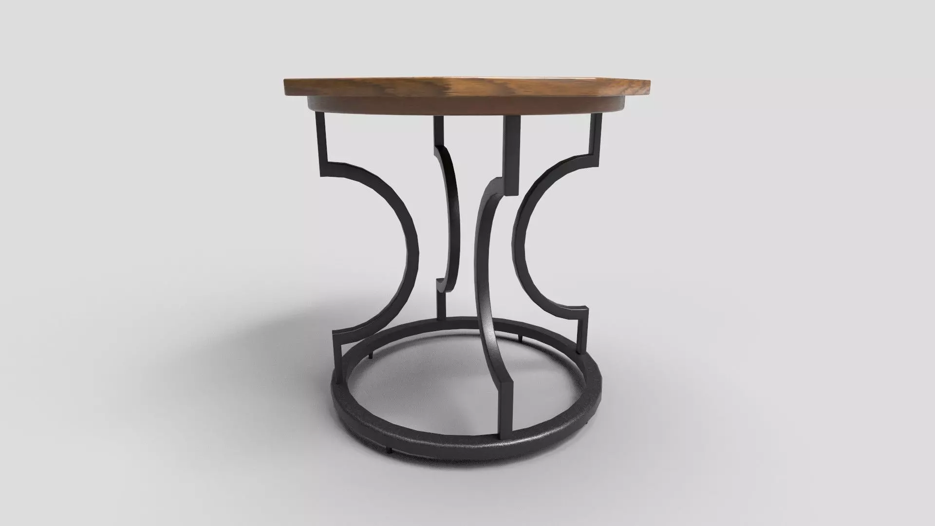 Octagon Table CG101 3D model_1