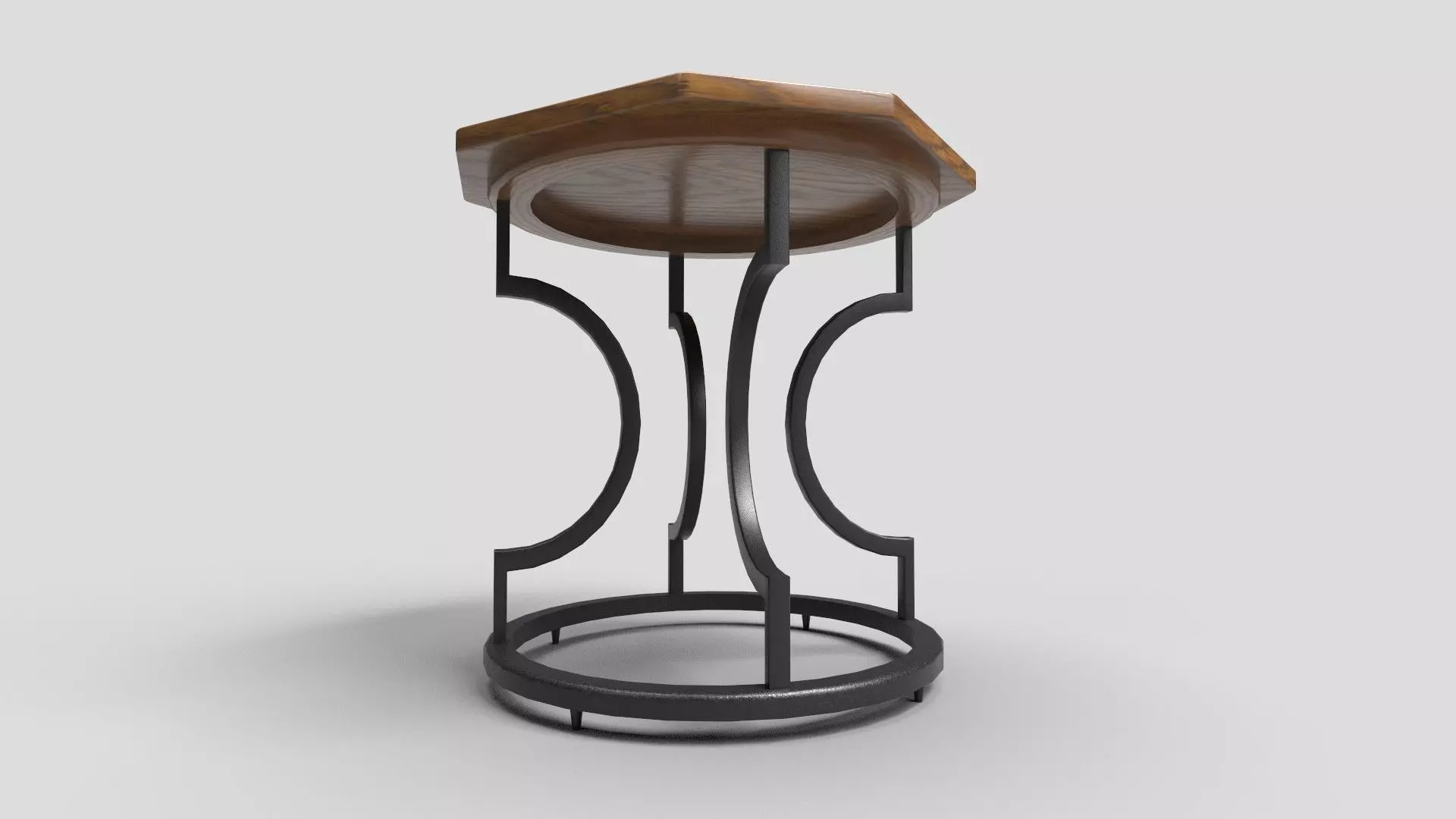 Octagon Table CG101 3D model_2