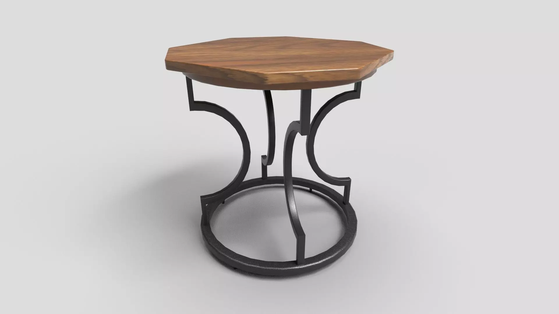 Octagon Table CG101 3D model_0