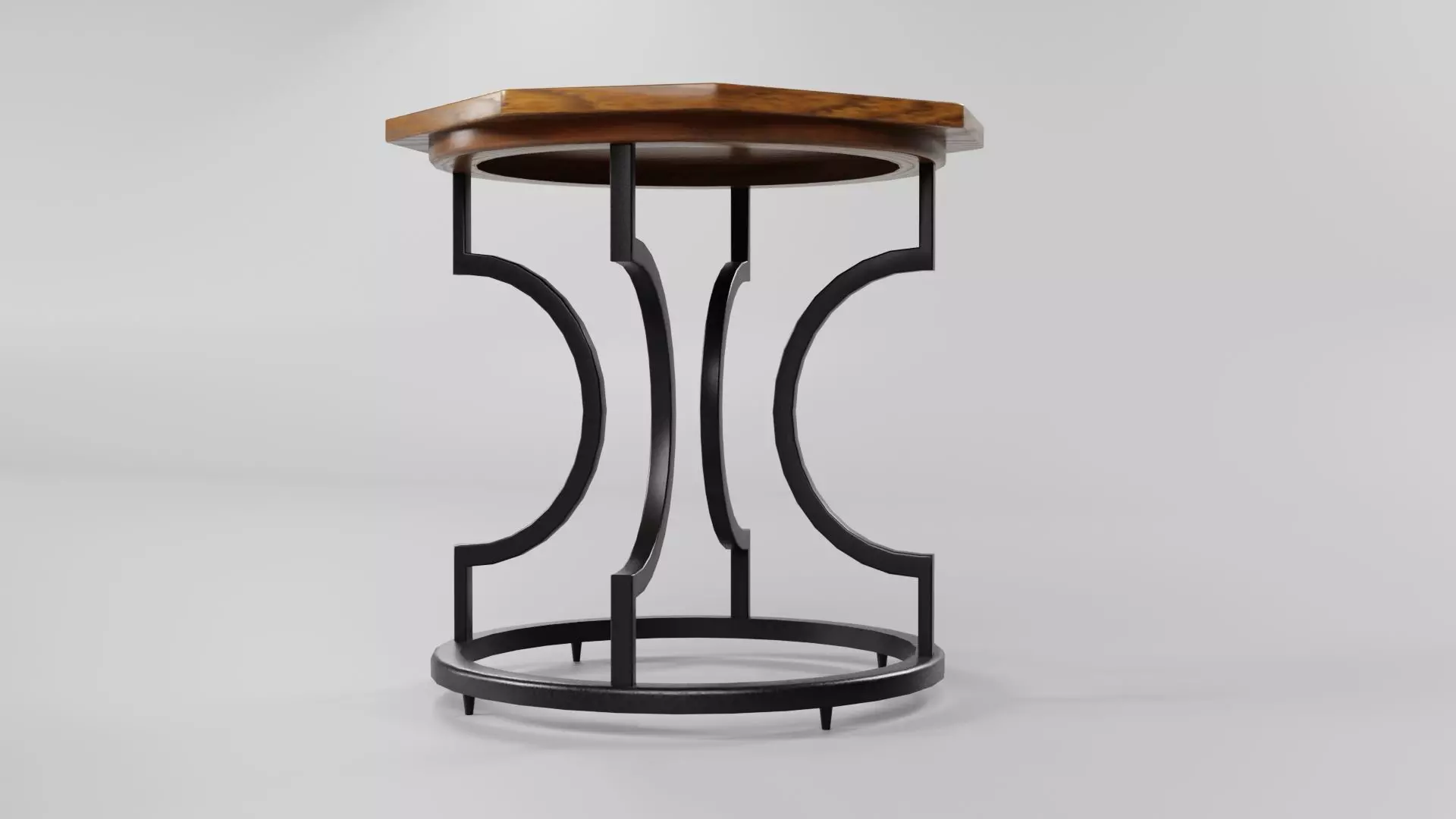 Octagon Table CG101 3D model_4