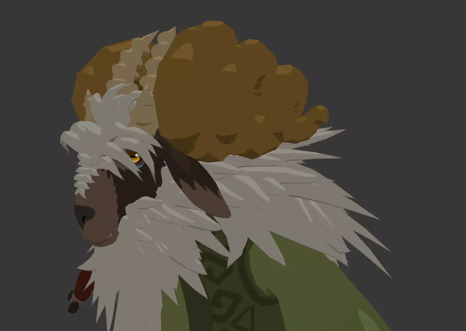 The Shepherd Free low-poly 3D model_0