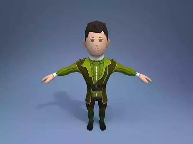 Medieval character liegeman 3