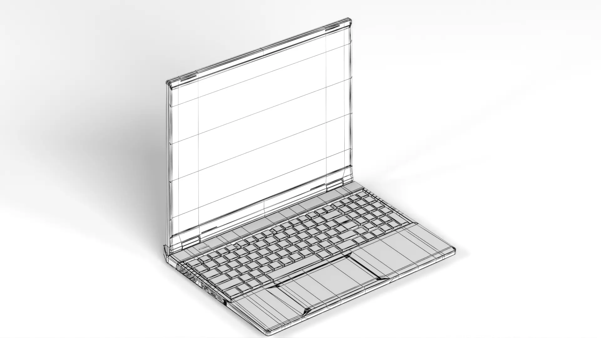 Acer Predator Helios 16  Low-poly 3D model_20