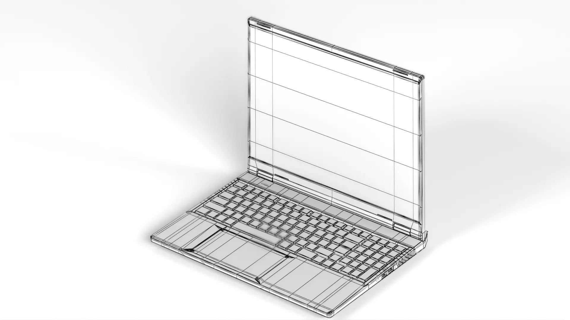 Acer Predator Helios 16  Low-poly 3D model_29