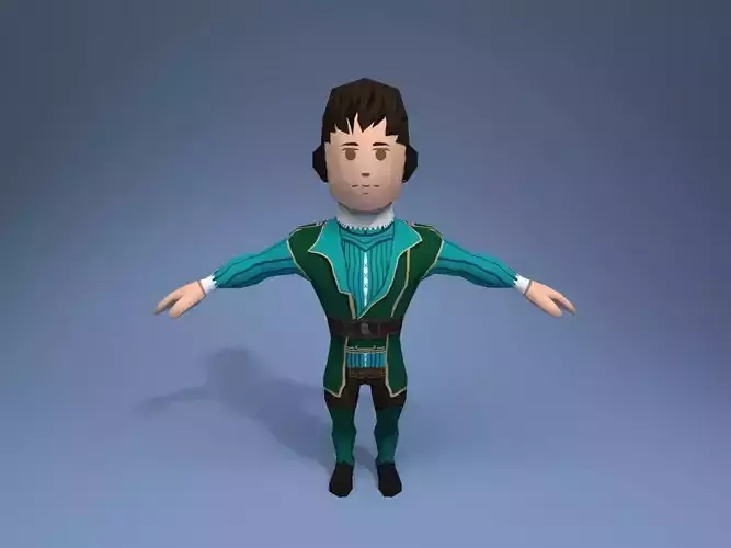 Medieval character liegeman 4