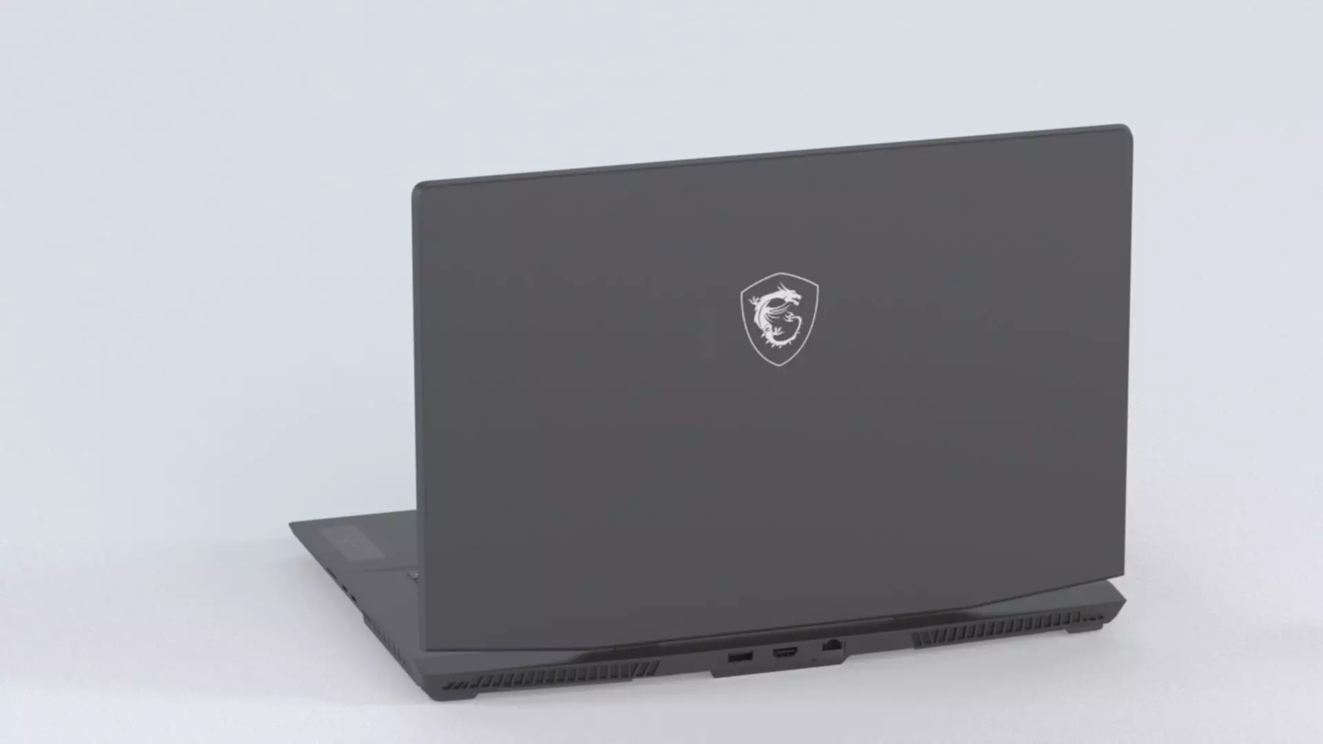 Laptop MSI Stealth GS77 12UH 075VN Low-poly 3D model_8