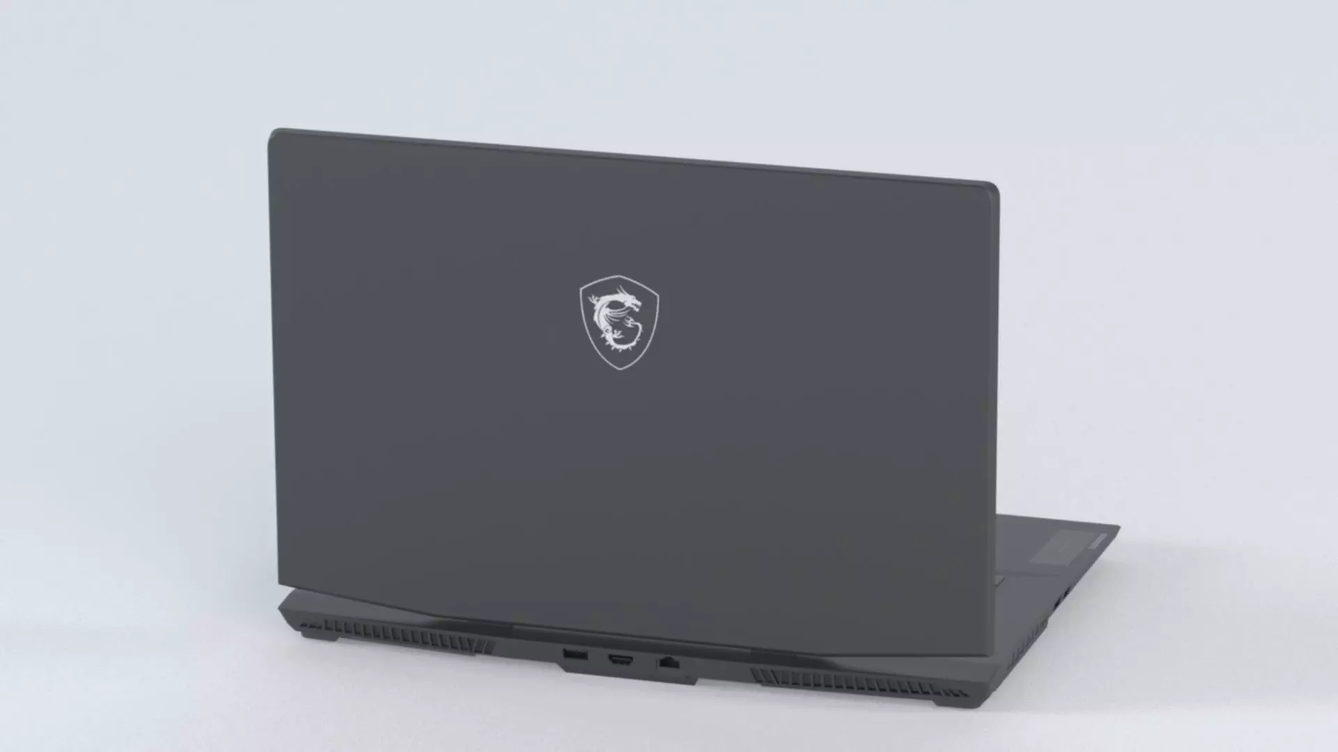 Laptop MSI Stealth GS77 12UH 075VN Low-poly 3D model_7