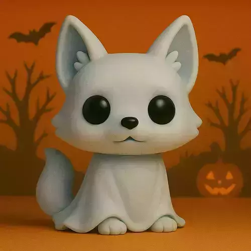 Zorro Fantasma de Halloween POP STL