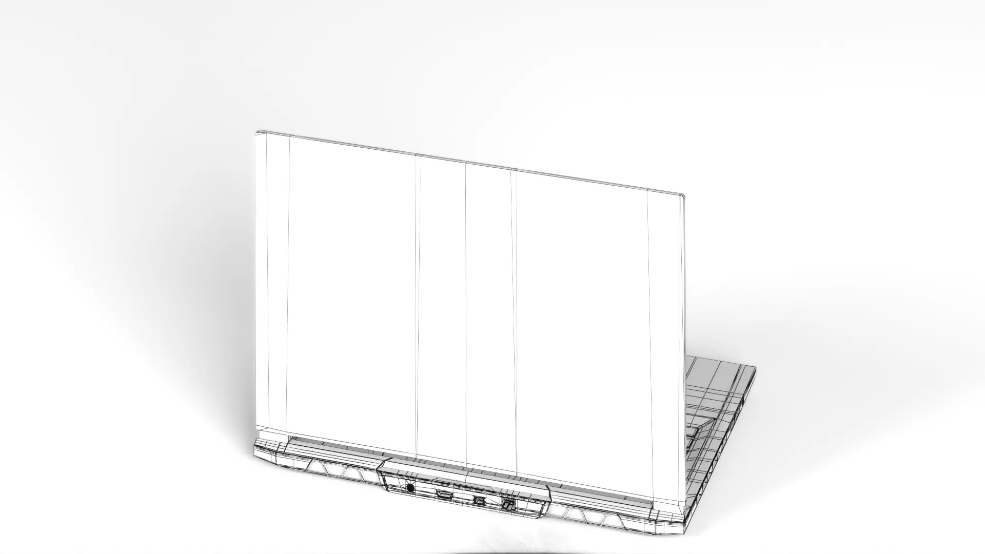 Gigabyte NB Gbt Aorus 17x AZF-B5DE665P 17 3  W11 240Hz Low-poly 3D model_24