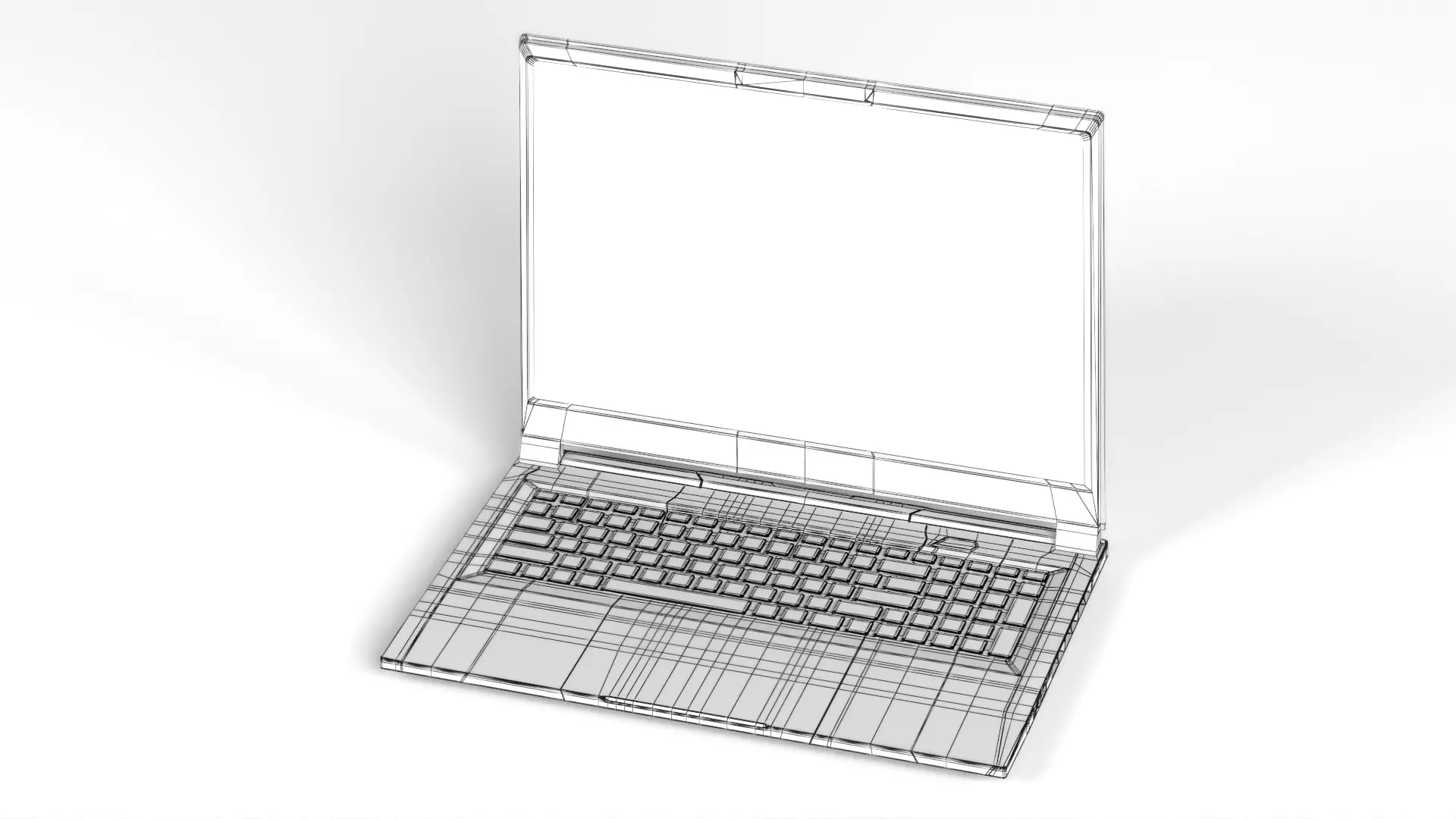 Gigabyte NB Gbt Aorus 17x AZF-B5DE665P 17 3  W11 240Hz Low-poly 3D model_30