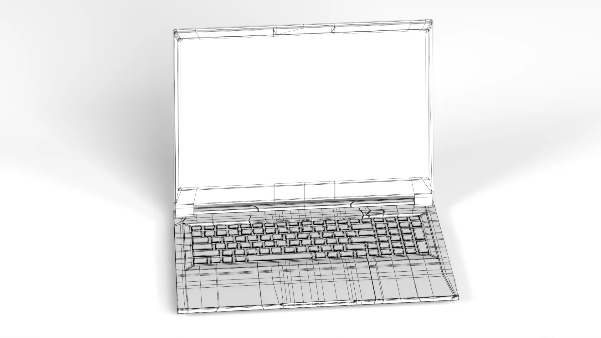 Gigabyte NB Gbt Aorus 17x AZF-B5DE665P 17 3  W11 240Hz Low-poly 3D model_18