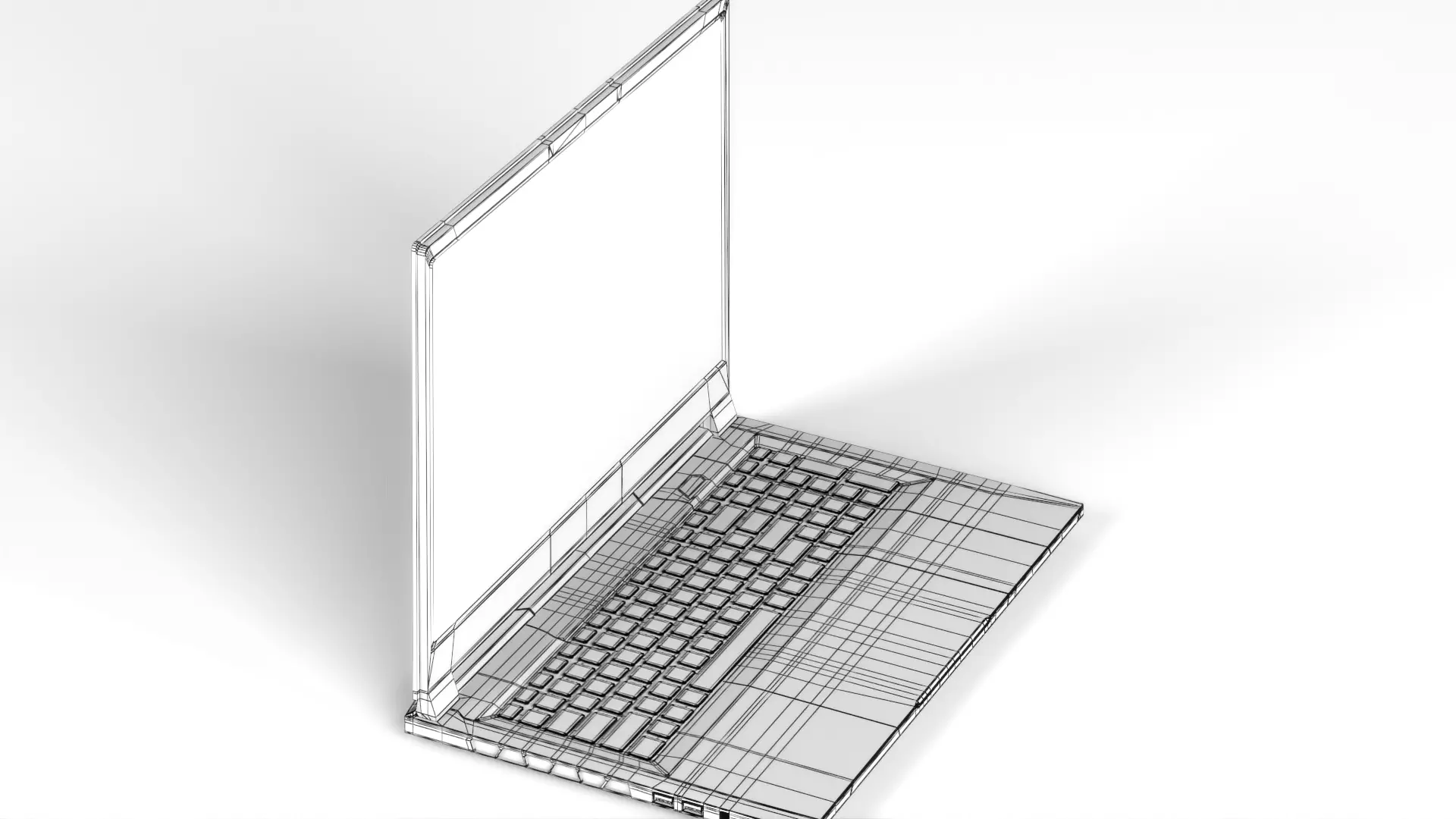 Gigabyte NB Gbt Aorus 17x AZF-B5DE665P 17 3  W11 240Hz Low-poly 3D model_21