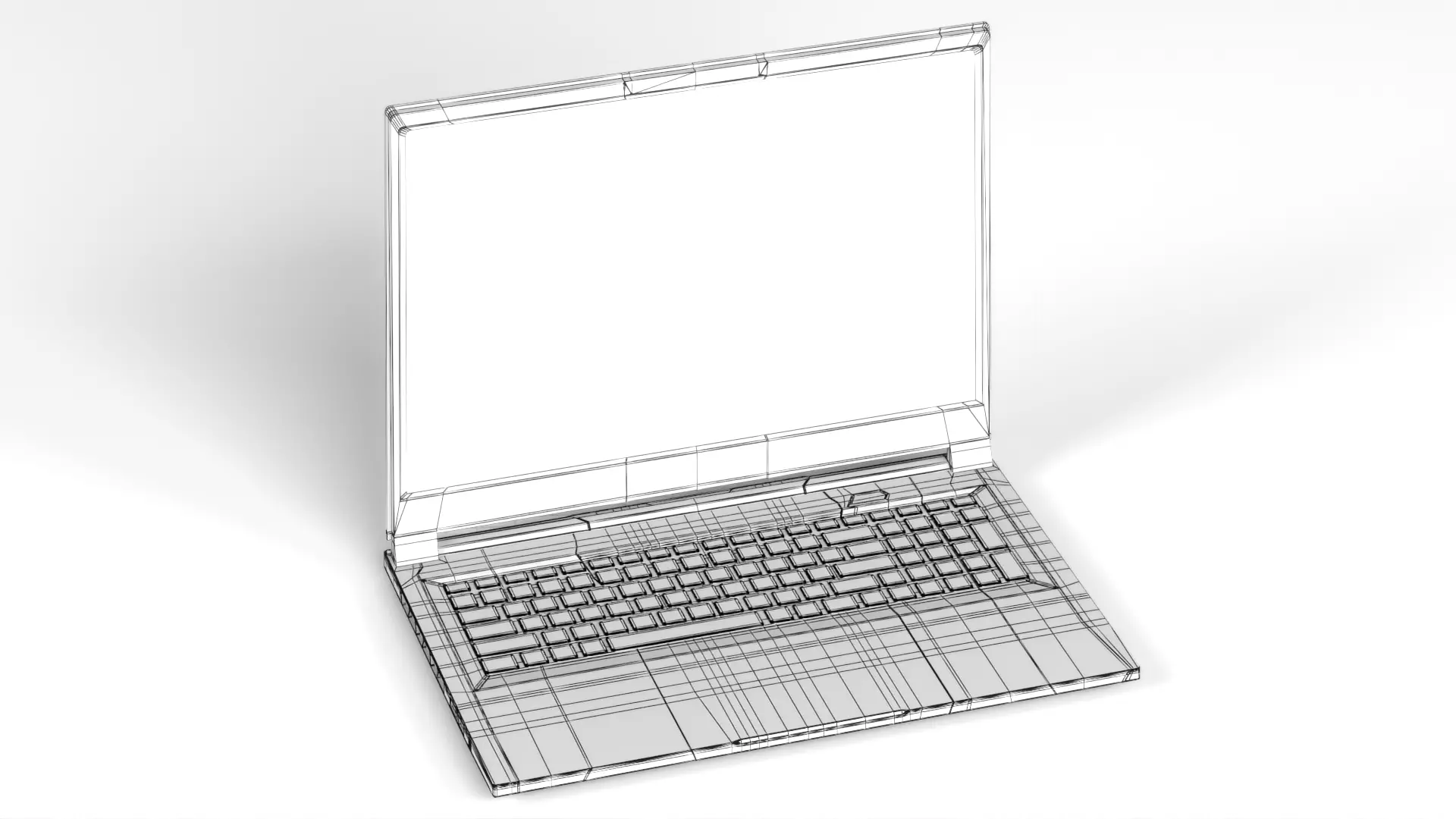 Gigabyte NB Gbt Aorus 17x AZF-B5DE665P 17 3  W11 240Hz Low-poly 3D model_19