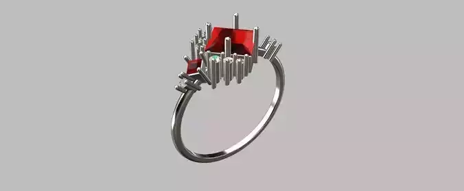 Carre Ring 4x4mm