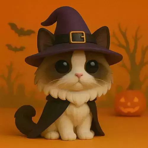 Ragdoll Hechicero de Halloween POP -STL