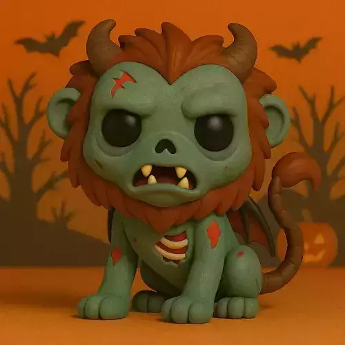 Manticora Zombie de Halloween POP STL