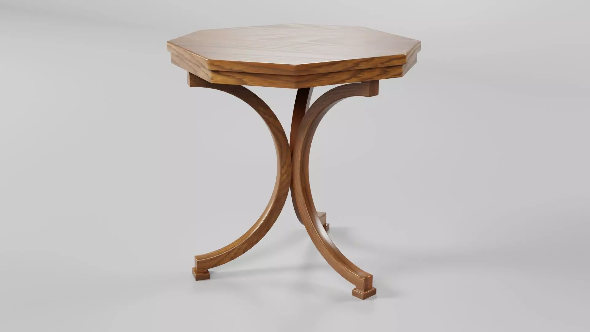 Octagon Table CG106 3D model_3