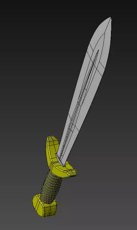 Spada greca Xiphos 3D print model_1