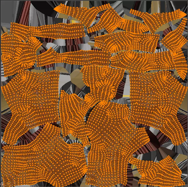 Sci-fi robot character with 4 color options Low-poly 3D model_41