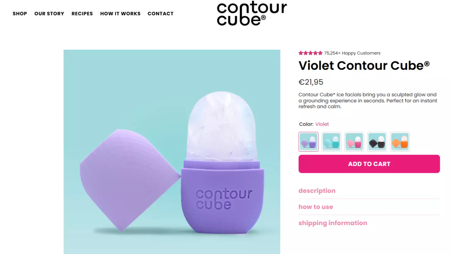 contour cube 3D print model_9