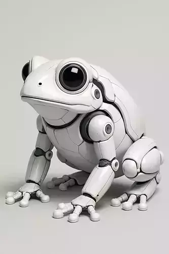 Robotic Frog 3D uturistic Mechanical Animal Sci-Fi Low-poly 3D model Robotic Frog 3D uturistic Mechanical Animal Sci-Fi Low-poly 3D model