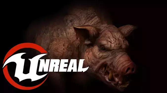 Infected Boar Horror Pig