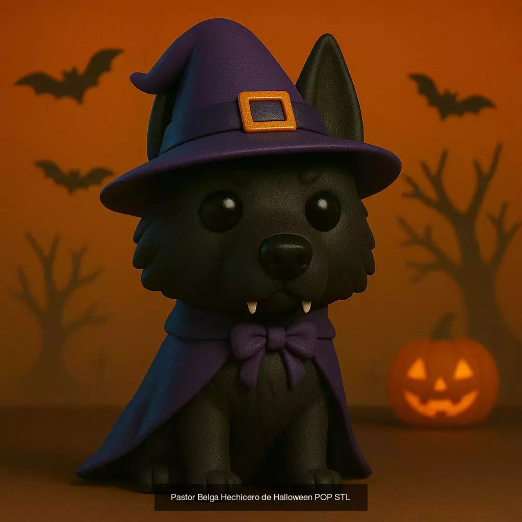 Mascotas de Halloween Terror en Estilo POP 3D Model Collection_29