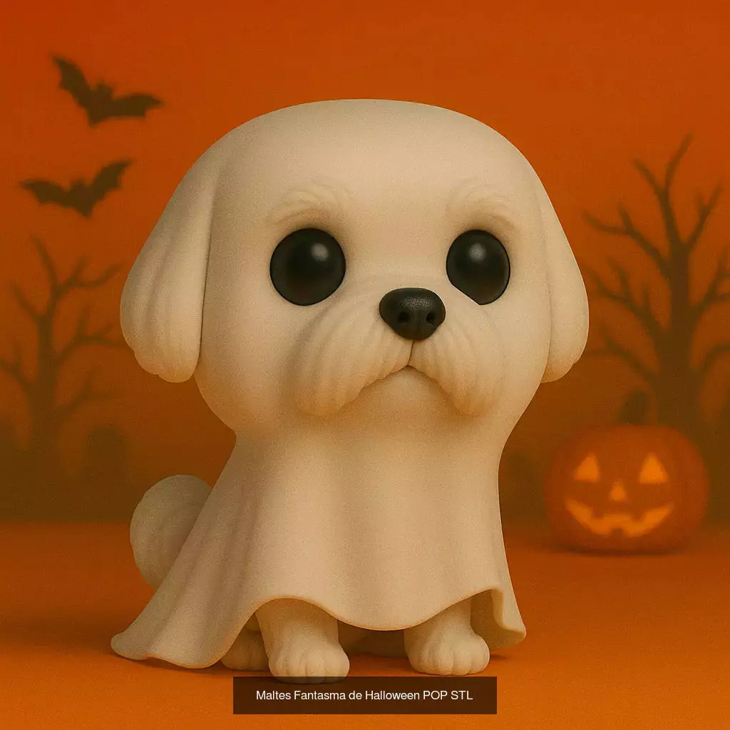 Mascotas de Halloween Terror en Estilo POP 3D Model Collection_36