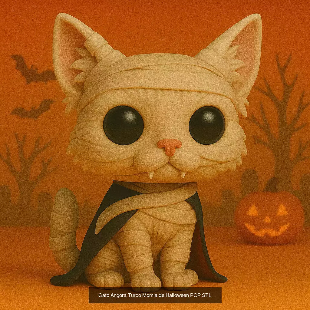 Mascotas de Halloween Terror en Estilo POP 3D Model Collection_57