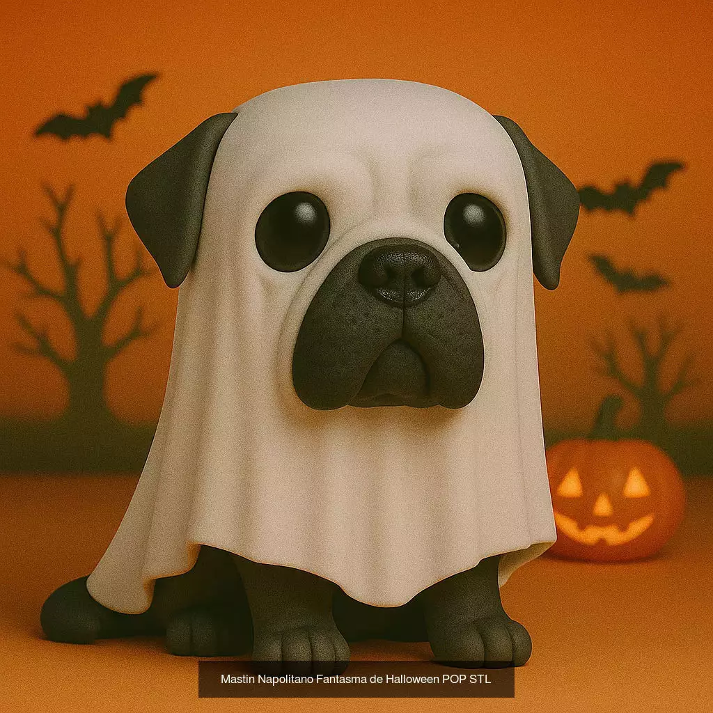 Mascotas de Halloween Terror en Estilo POP 3D Model Collection_34