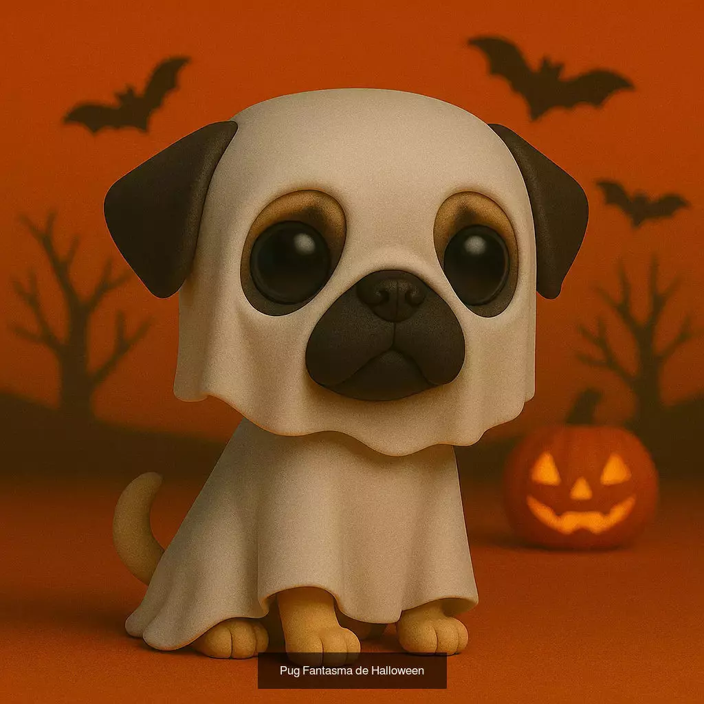 Mascotas de Halloween Terror en Estilo POP 3D Model Collection_23