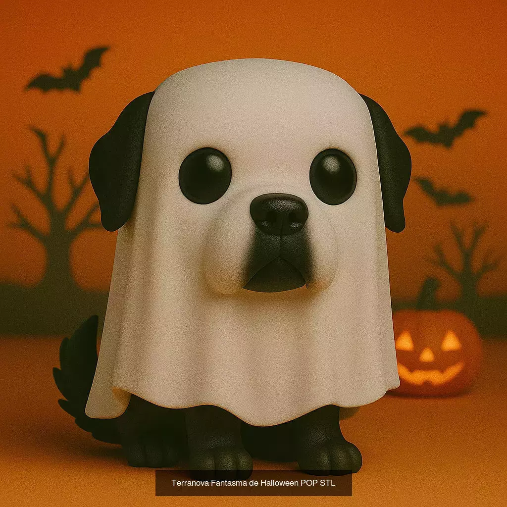 Mascotas de Halloween Terror en Estilo POP 3D Model Collection_14