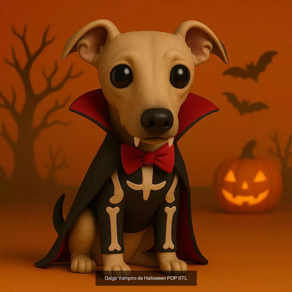 Mascotas de Halloween Terror en Estilo POP 3D Model Collection_59