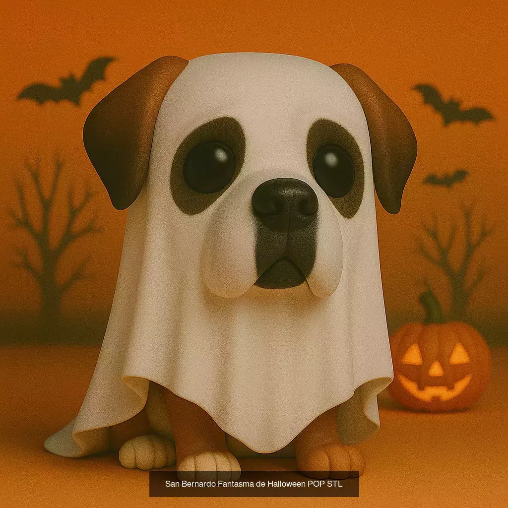 Mascotas de Halloween Terror en Estilo POP 3D Model Collection_19