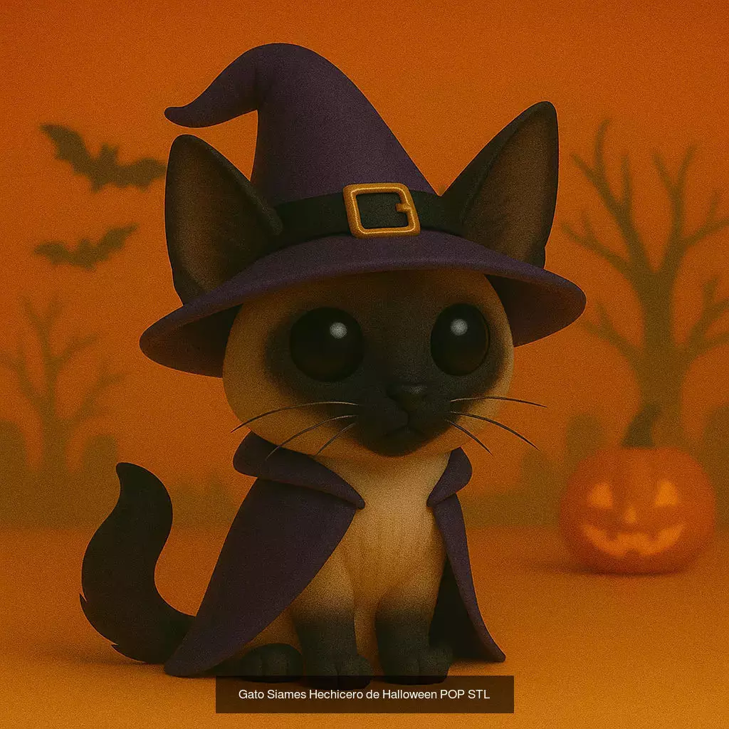 Mascotas de Halloween Terror en Estilo POP 3D Model Collection_47