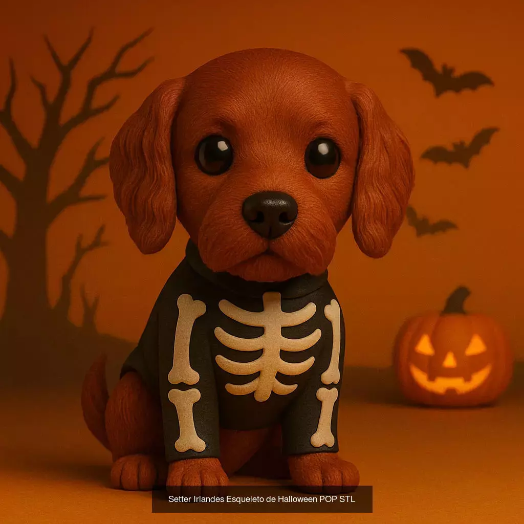 Mascotas de Halloween Terror en Estilo POP 3D Model Collection_18