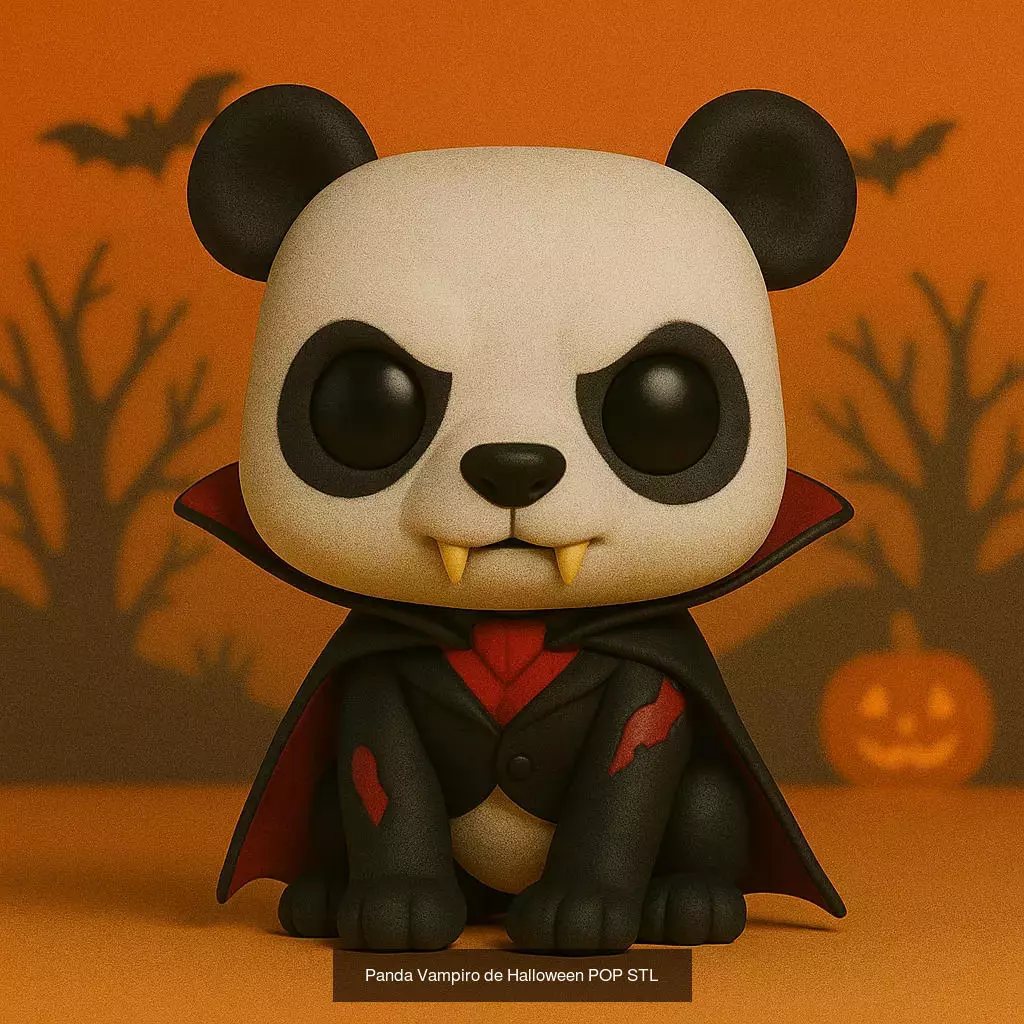 Mascotas de Halloween Terror en Estilo POP 3D Model Collection_32